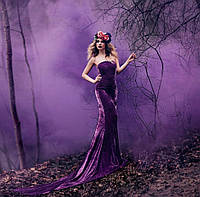 Фиолетовый дым для тематических фотосессий, 60 сек
