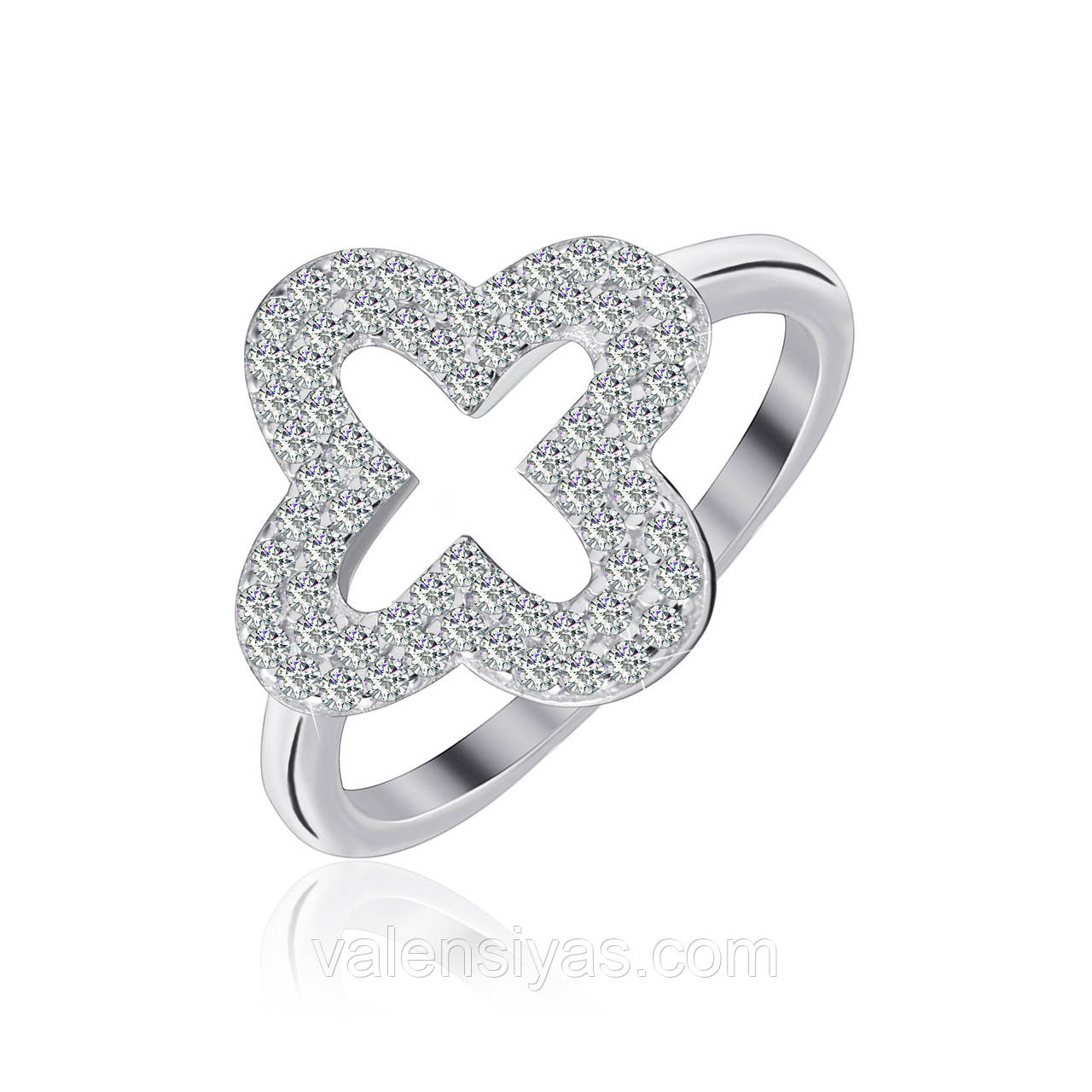 Срібне кільце "Van cleef & Arpels" КК2Ф/1012