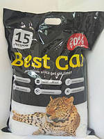 Наполнитель Best Cat Бест Кэт силикагелевий для кошачьего туалета без запаха 15л (5,9кг)