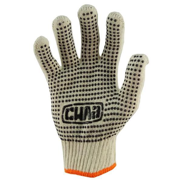 Рукавички Сила - х/б з точкою 50 г 10" чорні