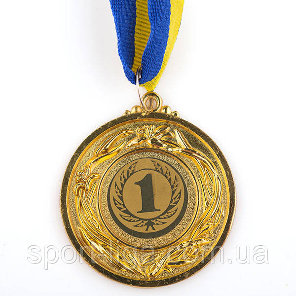 Медаль нагородна 53 мм зі стрічкою, фото 1