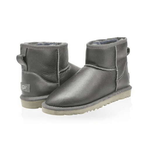 Жіночі уггі UGG Classic Mini Metallic Grey original