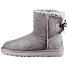 Жіночі уггі UGG Mini Bailey Bow II Grey original, фото 5