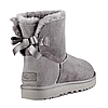 Жіночі уггі UGG Mini Bailey Bow II Grey original, фото 6