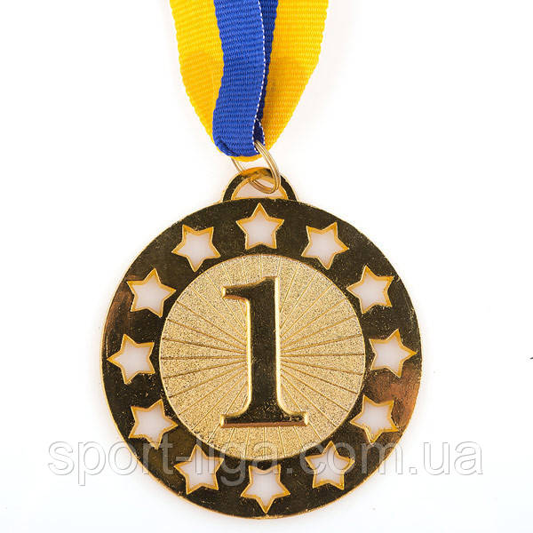 Медаль нагородна зі стрічкою 65 мм