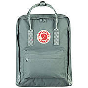 Рюкзак Fjallraven Kanken, Frost Green-Chess Pattern