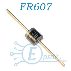 FR607 діод швидкий 6А 1000В R6