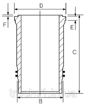 Гільза Mercedes 1445203000 (GOETZE)