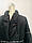 Куртка жіноча стьобана чорна на кнопках демісезонна, фото 6