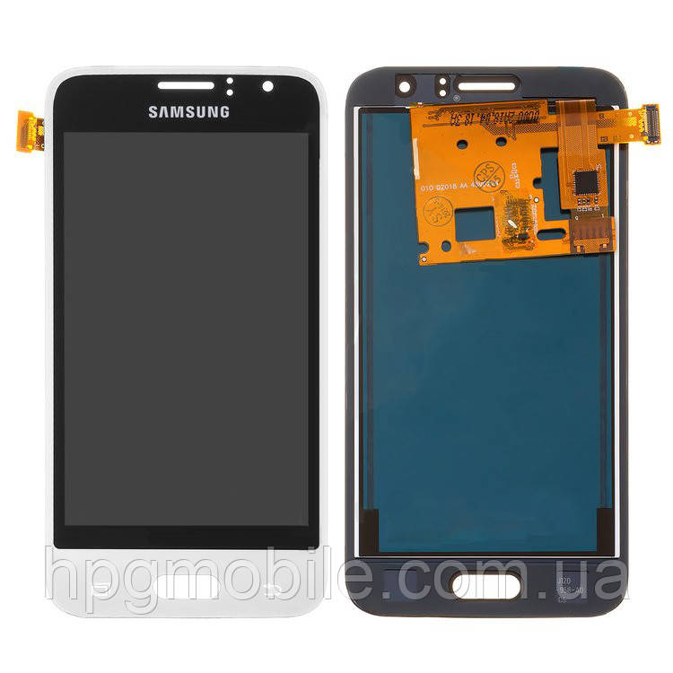 Дисплей для Samsung Galaxy J1 (2016) J120, модуль (екран і сенсор), білий, TFT, фото 1
