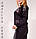 Турецький брендовий батальний гламурний спортивний костюм жіночий чорний, фото 2