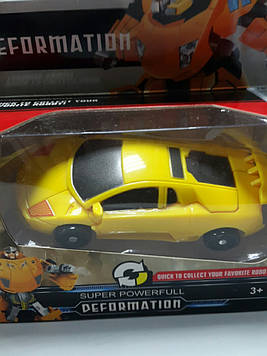 Трансформер робот машинка жовта