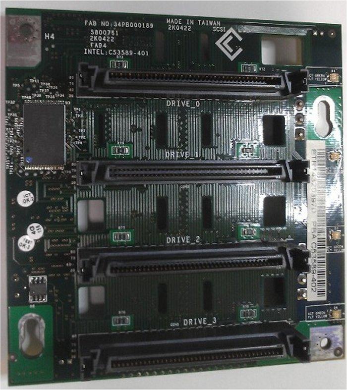 Об'ємна плата Intel FXX4SCSIBRD C53589-401 4x SCSI 80-PIN