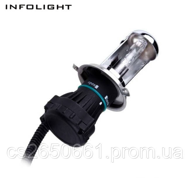 Би-ксеноновая лампа Infolight Pro 35Вт для цоколей H4. 9003/HB2, H13, 9004/HB1, 9007/HB5 - фото 1 - id-p833406161