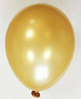 Повітряні кульки 5" (13 см) (Поштучно). без малюнків - Золотой Металлик