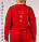 Турецький брендовий батальний гламурний спортивний костюм жіночий No 8880 червоний, фото 5