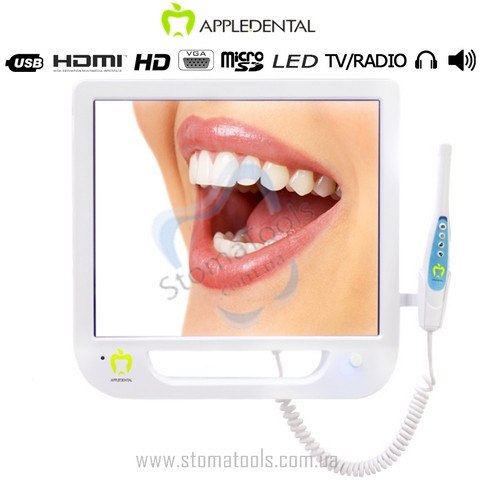 Стоматологічна інтраоральна камера з 17" монітором - Appledental V2.0