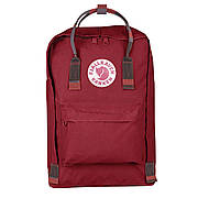 Рюкзак Fjallraven Kanken Laptop 15, Deep Red-Random Blocked