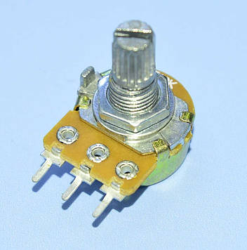 Резистор змінний WH148-1A-2B 3pin B2КОм L-15мм прямий