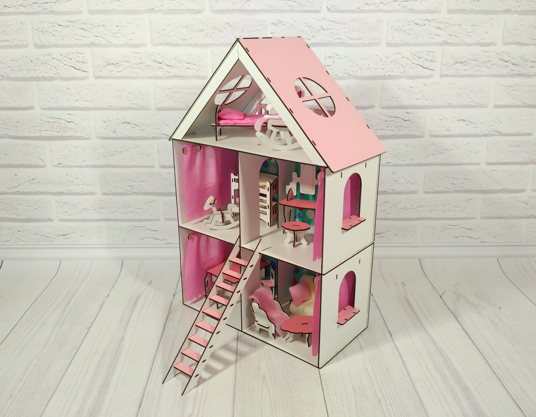 Ляльковий будиночок для LOL LITTLE FUN MAXI з меблями Fana