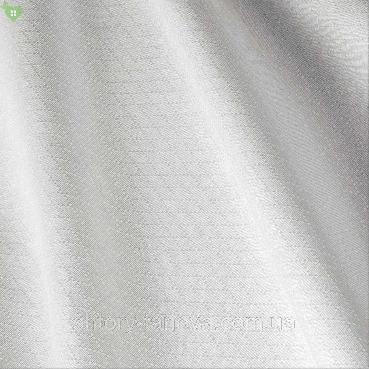 Однотонна білосніжна тканина скатертная, фото 1