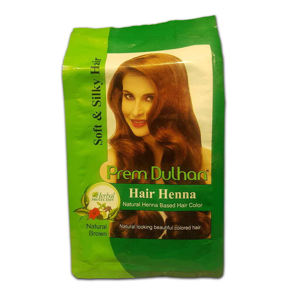 Хна для волосся Prem Dulhan з додаванням індійських трав, 125 г