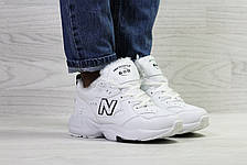 Зимові дитячі кросівки New Balance 608,білі з чорним 38р, фото 2