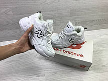 Зимові дитячі кросівки New Balance 608,білі з чорним 38р, фото 2