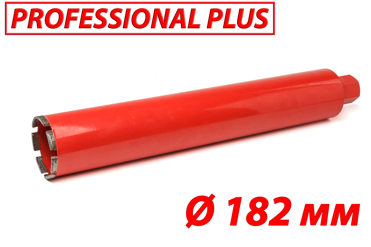 Алмазна коронка SUPERHARD "PROFESSIONAL PLUS" Ø182 мм 1 1/4"UNC
