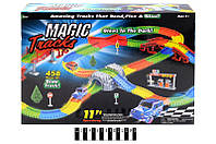 Автотрек светящийся - Magic Tracks Mega Set, 18 ft Speedway (458 деталей)