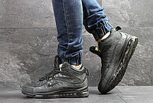 Чоловічі зимові кросівки Nike air max 98, на хутрі,сірі, фото 2