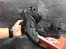 Чоловічі зимові кросівки Nike air max 98, на хутрі,сірі, фото 2