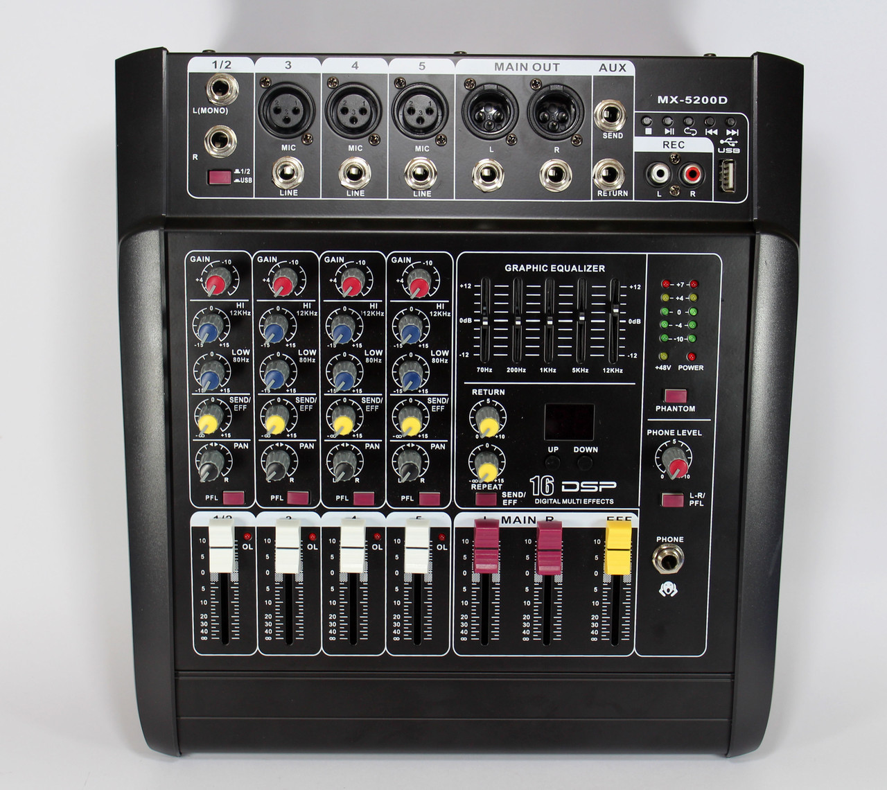 Аудіо мікшер Mixer BT 5200D 5ch.
