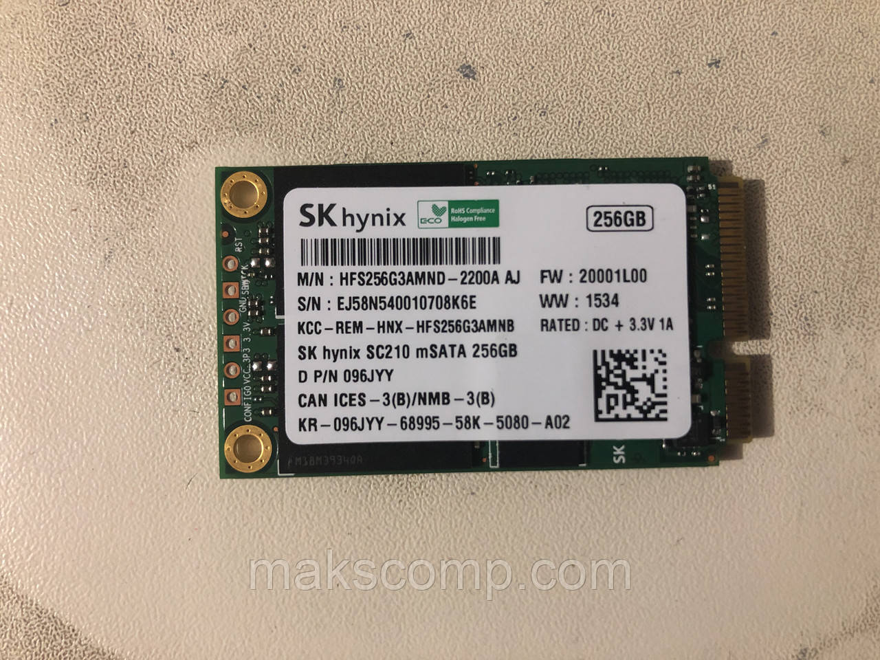 Msata SSD Hynix ЅС210 256GB SATAIII(HFS256G3AMND)