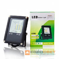 Прожектор світлодіодний ЕВРОСВЕТ 10Вт 6400К EV-10-01 700Лм SMD