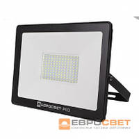 Прожектор світлодіодний ЕВРОСВЕТ 100Вт 6400K EV-100-504 PRO 9000Лм