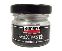 Паста восковая Pentart Wax Paste серебро 20 мл (4427)