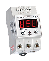 Терморегулятор DigiTOP ТК-4Н (одноканальний, датчик DS18B20) DIN, 0 °C...+125 °C, крок: 1,0 °C, термостат, датчик