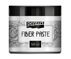 Паста структурна Pentart Fiber Paste волокниста біла 500 мл (5997412795981)