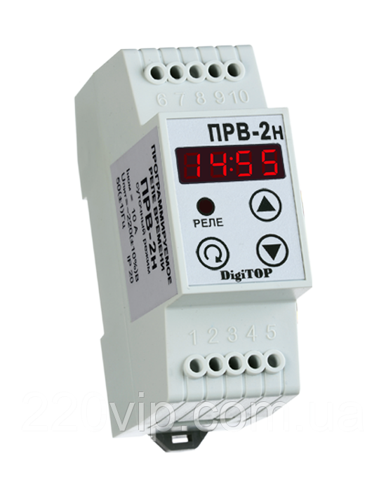 Реле часу DigiTOP РВ-2Н (недельний режим) DIN, max 16/на добу, диджітоп