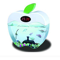Настольный USB мини аквариум SUNROZ Mini Fish Tank "Яблоко" LED (SUN2691)