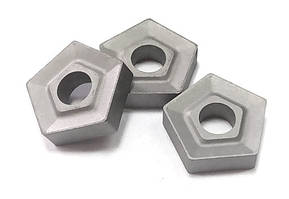 Пластини змінні т/с 5-гр. з отв. і стружколом. канавками 10114 (РNUМ), 10124 (РNММ) ГОСТ 19065-80