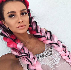 Канікалон для брайд і зачісок омбре рожеве