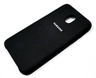 Чехол Silicone Case Cover для Samsung Galaxy J3 (2018) черный