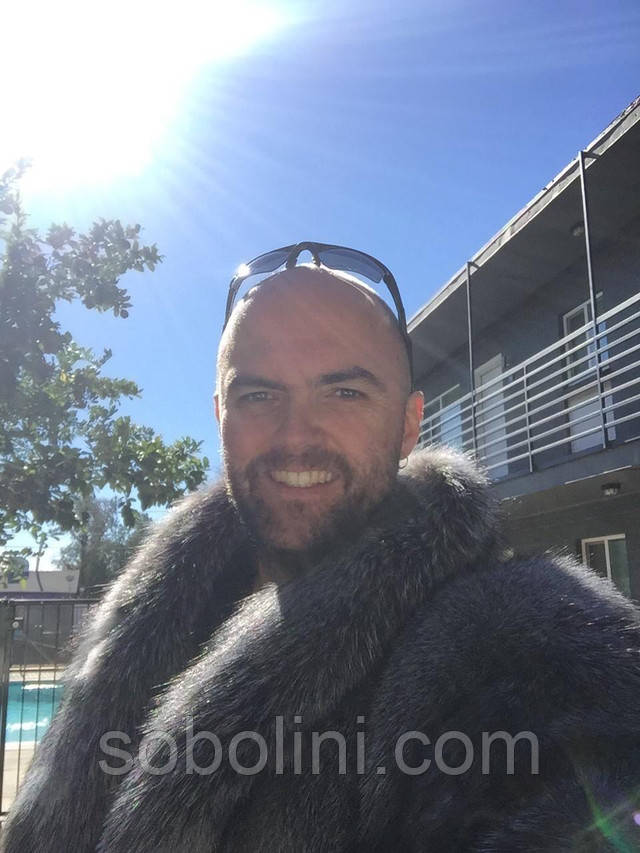 мужское пальто с мехом