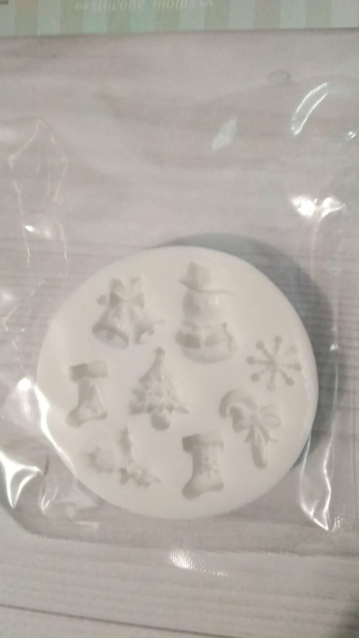 Силіконовий молд Новорічний асорті, фото 1