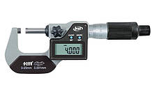 Мікрометр цифровий KM-2133-25 / 0.001 (0-25 мм) у водозащищенном металевому корпусі IP 65