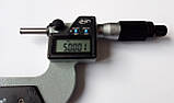 Мікрометр цифровий KM-2133-75 / 0.001 (50-75 мм) у водозахищеному металевому корпусі IP 65, фото 2