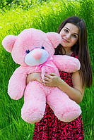 Подарок для любимой - Плюшевый медведь Тедди 80 см Розовый