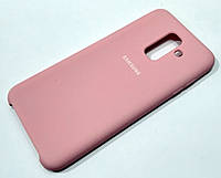 Чохол Silicone Case Cover для Samsung Galaxy A6+ A605 2018 / A6 Plus 2018 рожевий